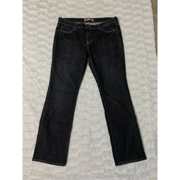 OLD NAVY Womens Bootcut Black JEANS SIZE 14 R 35x31 Msrd - Picture 4 of 12